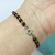 PULSERA VALERY PIEDRA NATURAL GRANATE - PL en internet