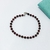 PULSERA VALERY PIEDRA NATURAL GRANATE - PL