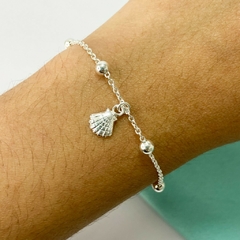 PULSERA ESPEJITO- BOLITA - OSTRA MAR - PL - comprar online