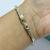 PULSERA ESPIGA Y DUBLE DE ORO NACIONAL 4mm- PL - Agatha Chrys Joyeria