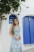 Vestido Tânia - Estampa Itália azul - Insânia