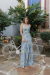 Vestido Tânia - Estampa Itália azul na internet