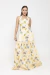 PRÉ VENDA Vestido Tânia - Estampa Itália Amarelo - comprar online