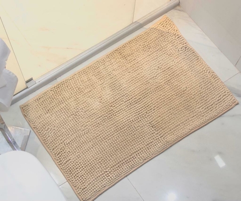 Tapete Microfibra Milão - 60x45cm - Bege