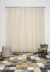 Cortina gaze de linho com forro de microfibra - L:4,50m - Trigo