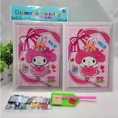 Lámina decorable con piedritas 'Paint Diamond' en internet
