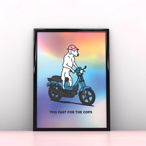 Too fast for the cops