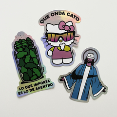 Sticker packs holográficos en internet