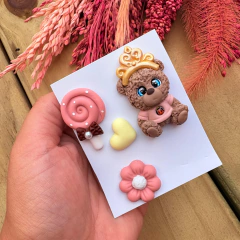 Kit misturinha de aplique biscuit - 4 unidades - comprar online