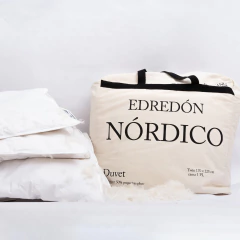 Edredon Nordico de Plumas Duvet QUEEN - PELIKANO HOGAR