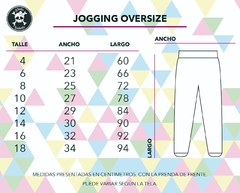 pantalon over termico print - comprar online
