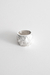 Anillo bombé Flores