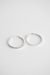 Argollas de Plata 925 - 43 mm. - Marina Fluk Joyería - Joyas personalizadas de Plata 925