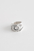 Anillo con piedras negras y calados - comprar online