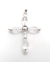 Dije de Plata 925 - Cruz con cristal
