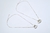 Collar de arandelas Entrelazadas Doble Mini con piedras PREMIUM - comprar online