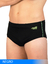 Malla Slip Ancho Hombre Liso con Bordado Lateral - Art 313 - Negro