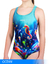 Malla Nena Enteriza Estampada Juvenil - Art 3412 Ju - Ocean - 3D - comprar online