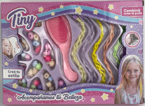 SET DE BIJOUTERIE Y TRENZAS PARA PELO