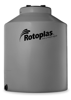TANQUE 850 LTS. TRIC. GRIS PLATA H 1250x110cm ROTOPLAS (Hogar, Agua)