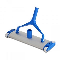 BARREFONDO ALUMINIO 35CM CON 4 RUEDAS Y CEPILLO VULCANO (Piscina, Pileta)