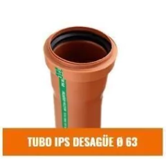 IPS TUBO DESAGUE 63mmX2Mts