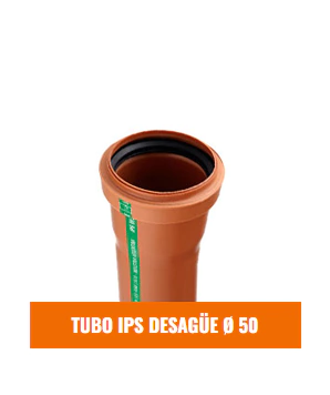 IPS TUBO DESAGUE 50mmX3Mts