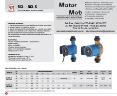 BOMBA RECIRCULADORA RCL 25-8S 180 MOTORARG (Hogar, Hogar, Climatización) - comprar online