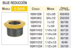 BUJE EPOXI DE 1'x3/4' (Epoxi, Gas)