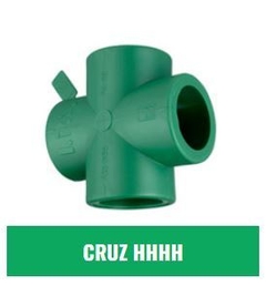 IPS CRUZ 90° 25mm HHHH FUSIÓN (Agua)