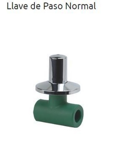 TIGRE LLAVE DE PASO NOLMAL 32mm FUSIÓN (Agua)