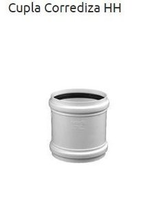 CUPLA 160mm HH DESAGÜE JUNTA ELASTICA (Desagüe Cloacal)