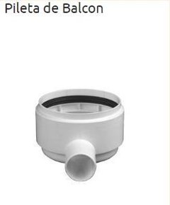 PILETA DE BANCON 63mm DESAGÜE JUNTA ELASTICA TIGRE (Desagüe Cloacal)
