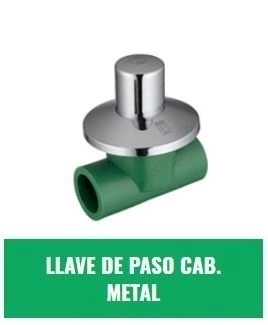 IPS LLAVE PASO CAB.MET.20mm FUSION