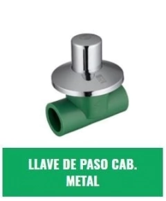 IPS LLAVE PASO CAB.MET.25mm FUSION