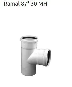 TIG RAMAL 87 30° MH 40x40mm DESAGUE TIGRE JE C