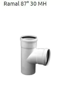 TIG RAMAL 87 30° MH 110x63mm DESAGUE TIGRE JE C