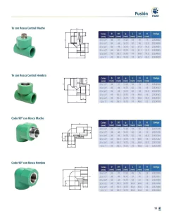 Imagen de TIG CODO 90° 20mm HH FUSION TF