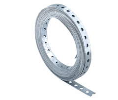 CINTA PERFORADA GALVANIZADA 17x0.7mm X 25M (Hogar, Climatización)