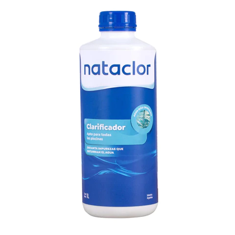 CLARIFICADOR NATACLOR LIQUIDO 1 LITRO PISCINAS PILETAS - comprar online