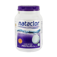 CLORO PASTILLAS 200 GRS 5 KILO NATACLOR (Piscina, Químico, Mantenimiento) - comprar online