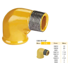 CODO M-H 90° 3/4" EPOXI GAS LATYN E-92 en internet