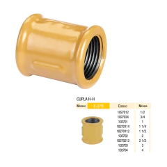 CUPLA 3/4" H-H EPOXI GAS LATYN E-270 en internet