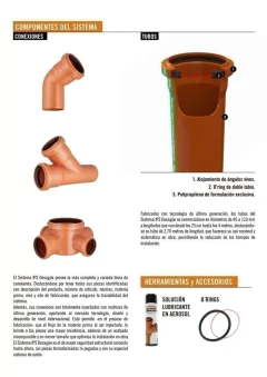 IPS MANGUITO REPAR.40mm DESAGÜE (Desagüe Cloacal) en internet