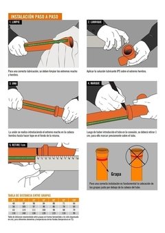 IPS TUBO DESAGÜE 50mm x 2 MTS (Desagüe Cloacal) en internet