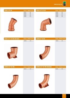 IPS CODO 45° 63mm MH DESAGÜE (Desagüe Cloacal) - tienda online