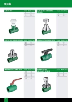 IPS VALV. ESF. C/VOLANTE 20mm FUSION en internet