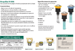 BOQUILLA ROTATIVA AJUSTABLE R-VAN (Riego) - comprar online