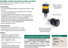 BOQUILLA ROTATIVA FIJA R-360 (Riego) - comprar online