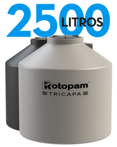TANQUE ROTOPAM 2500 litros Tricapa S/Flotante H 1.60x1.55 (Hogar, Agua)